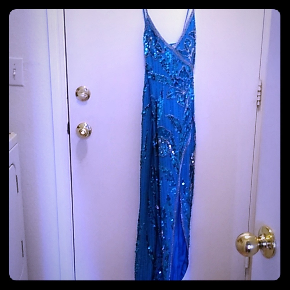 Stunning Vintage Sequin Evening Gown